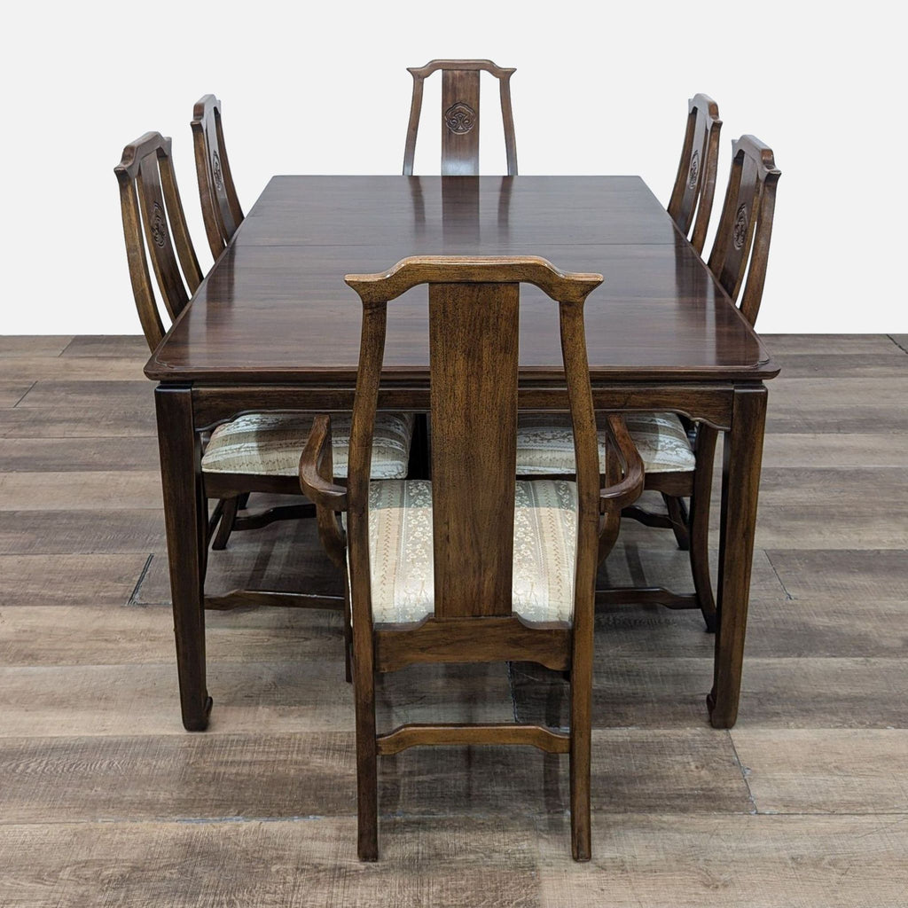 Traditional 9-Piece Extendable Dining Table