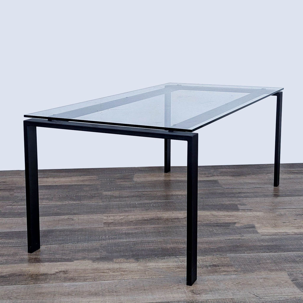 a table with a white table cloth on it 