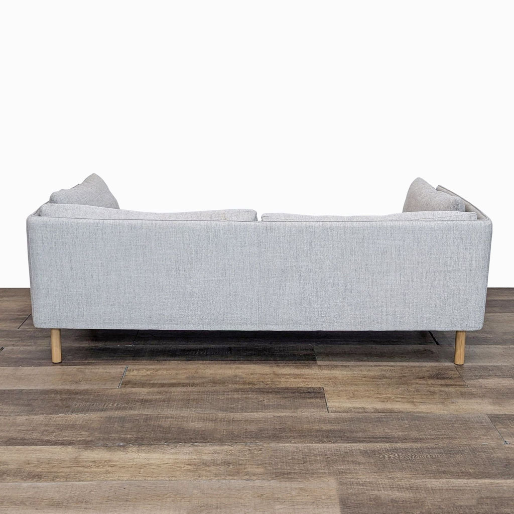 Crate and Barrel Wells Modern 84” Sofa in Gravel