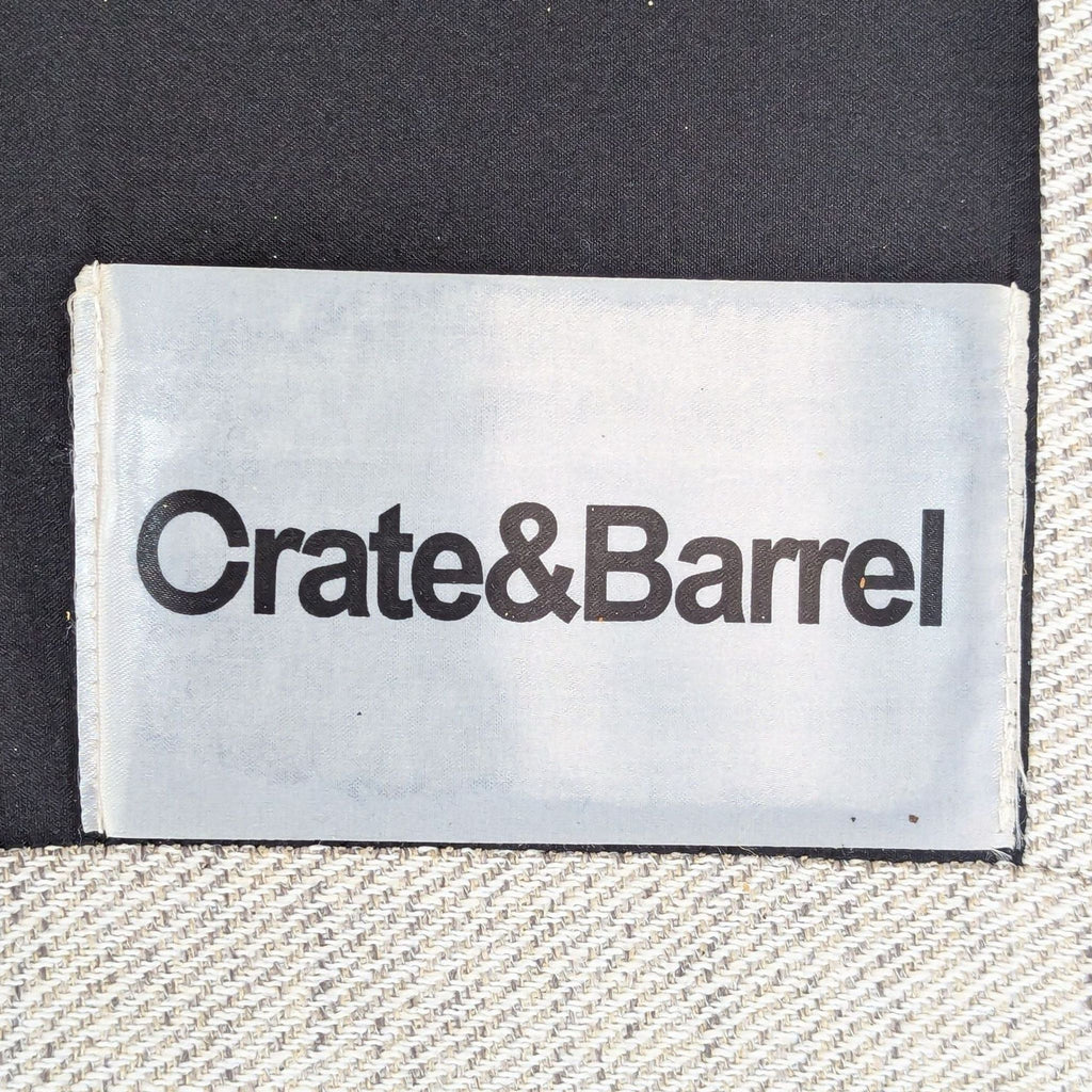 Crate and Barrel Wells Modern 84” Sofa in Gravel