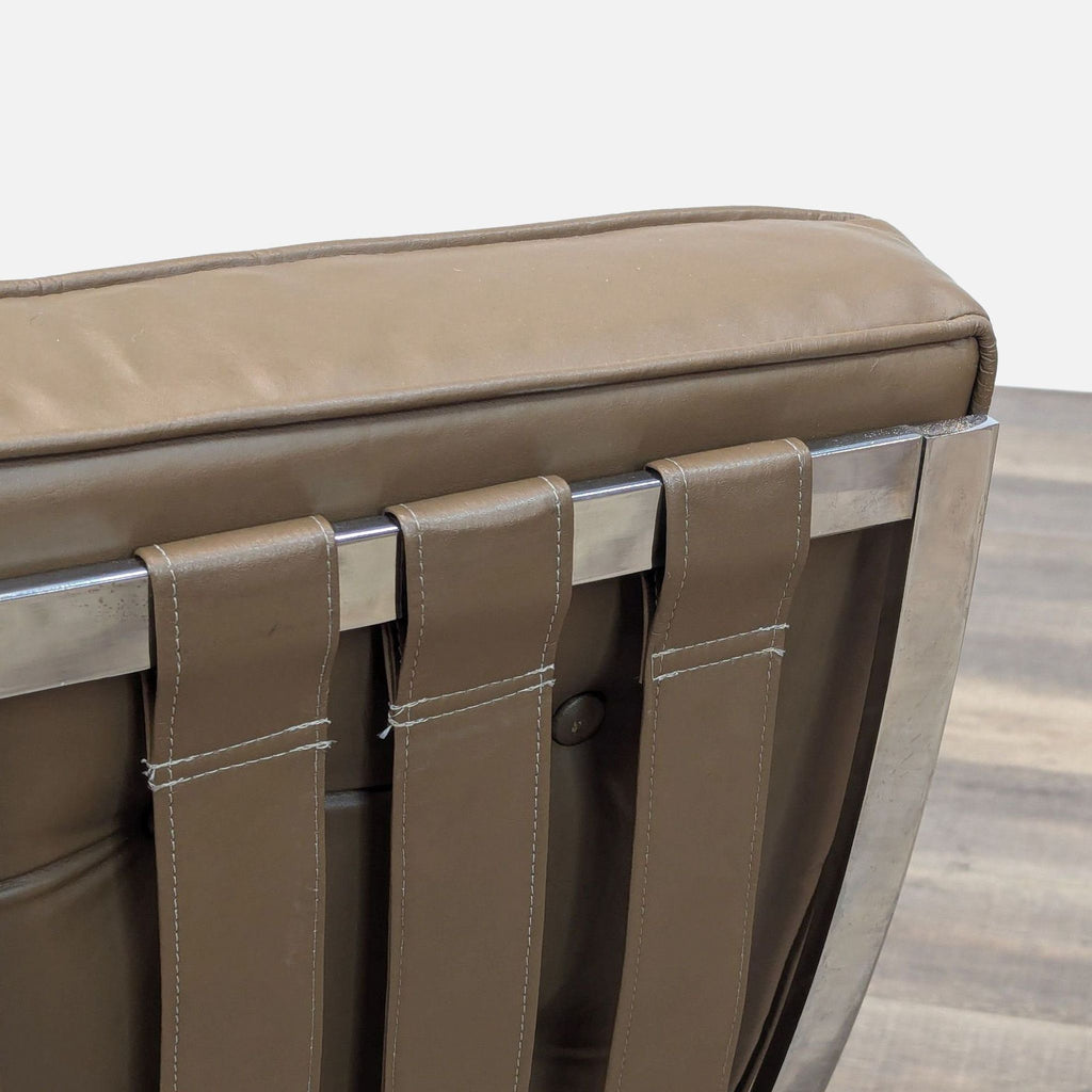 Replica Knoll Barcelona Leather Chair