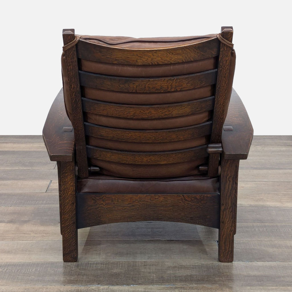 Vintage Warren Hile Studio Morris Leather Lounge Chair