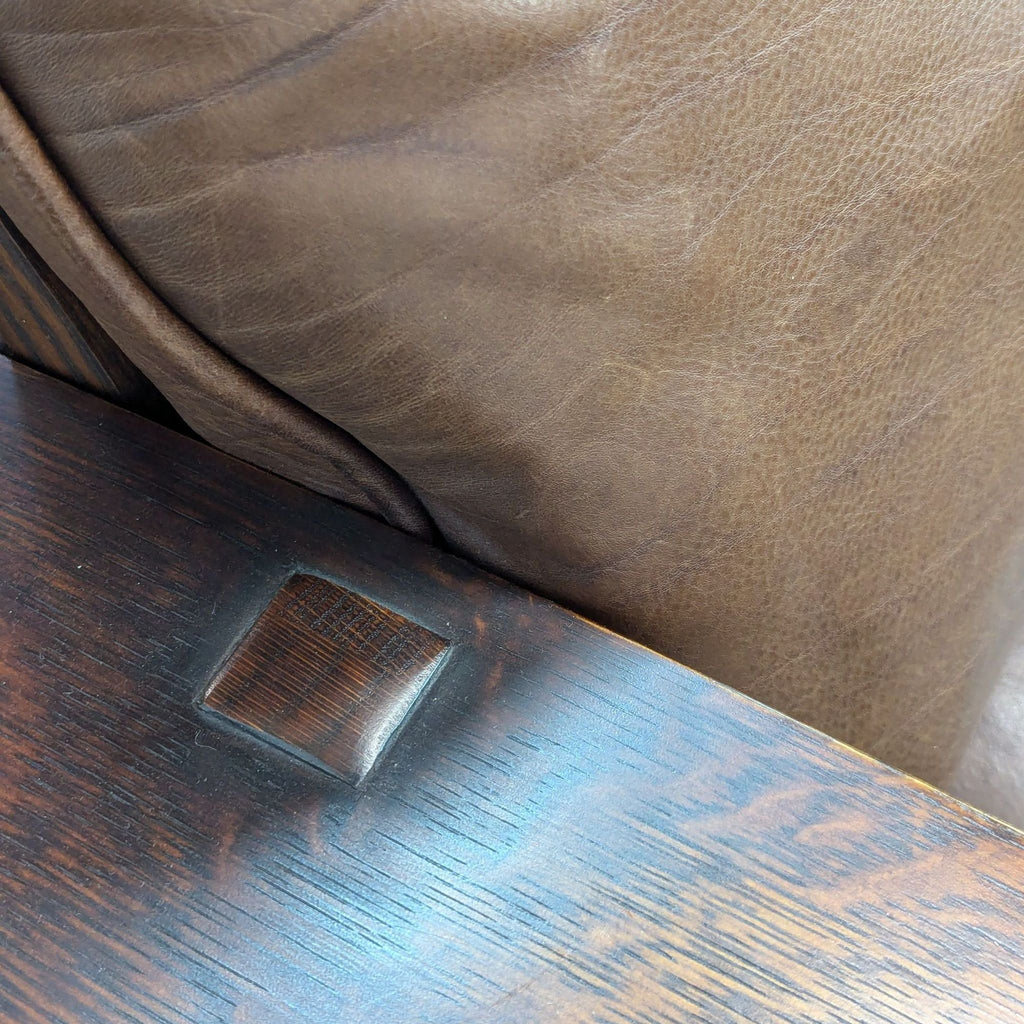 Vintage Warren Hile Studio Morris Leather Lounge Chair