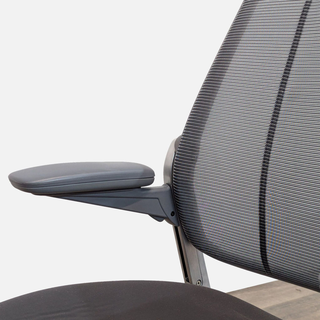 HumanScale Different Smart Office Chair in Atlantic with Dark Gray Frame