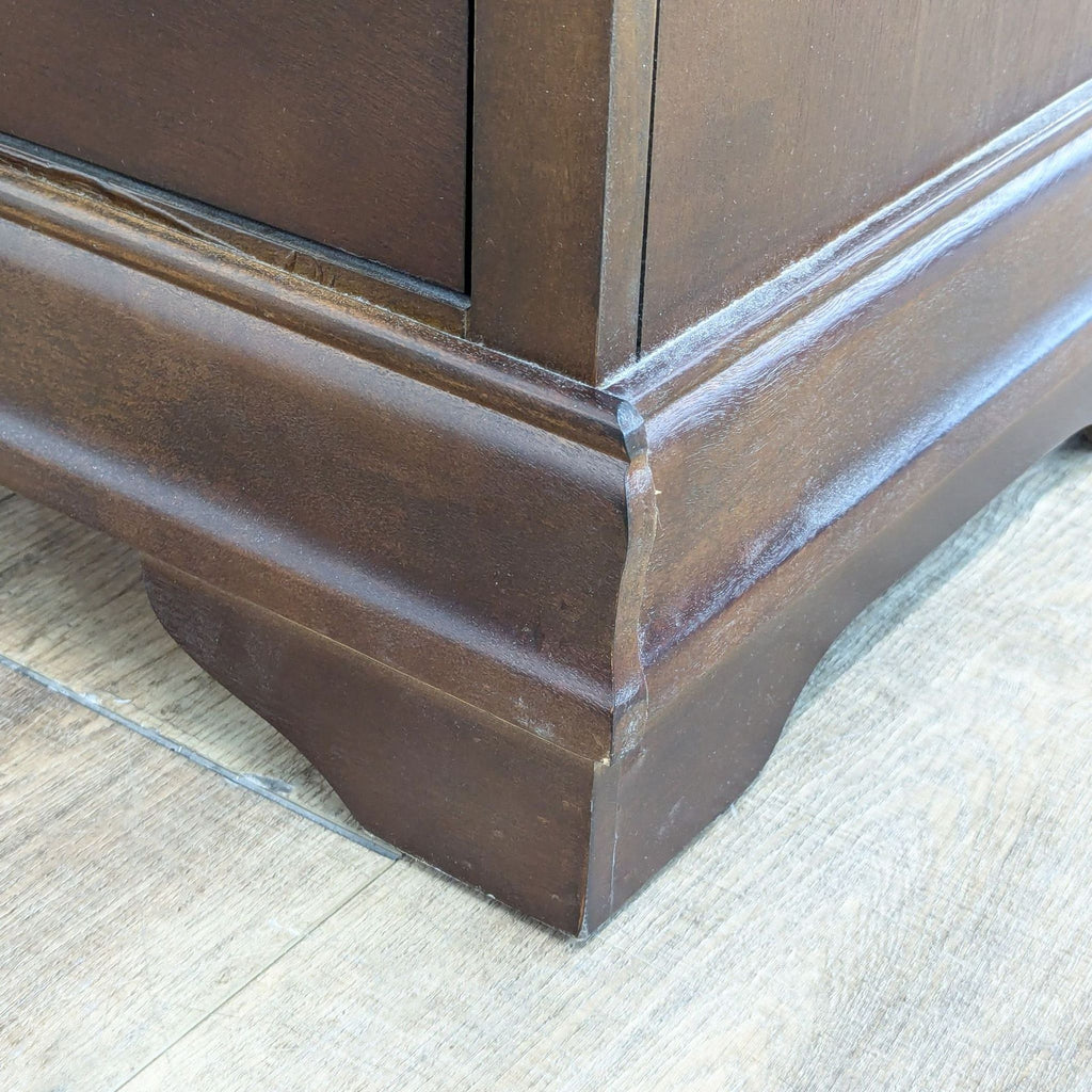 Classic Dark Wood 6 Drawer Chest