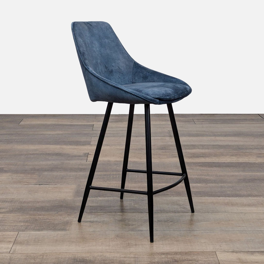 Upholstered Bar Stool with Cushion