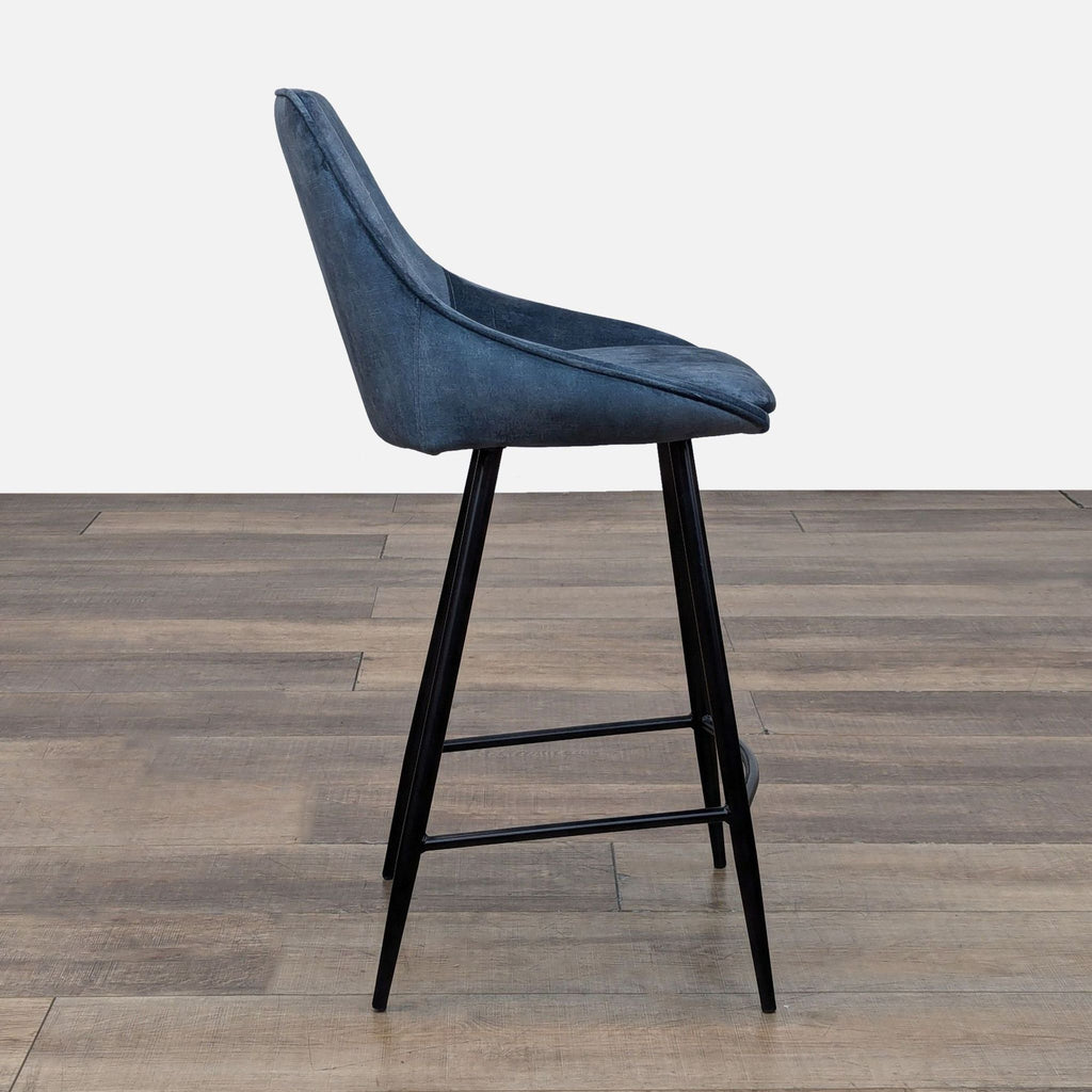 Upholstered Bar Stool with Cushion