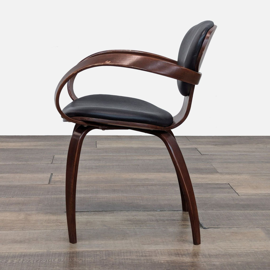 Vintage Plycraft Norman Cherner Pretzel Dining Arm Chair