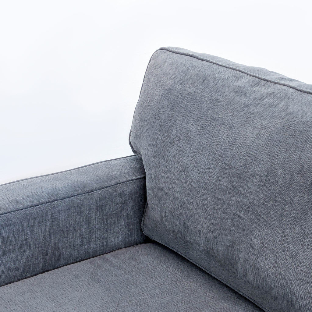 Modern Gray Upholstered Loveseat