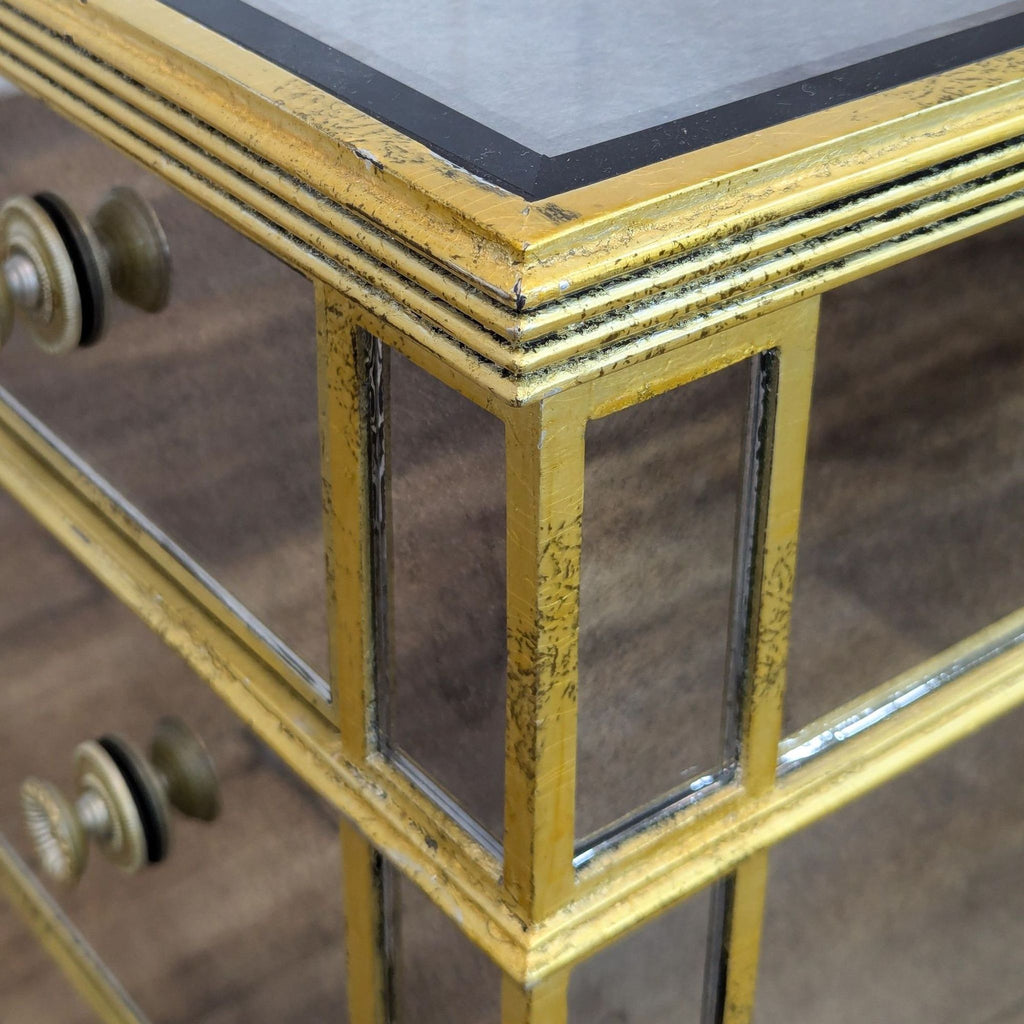 Neiman Marcus Horchow Amelie Baroque 3-Drawer Mirrored Dresser