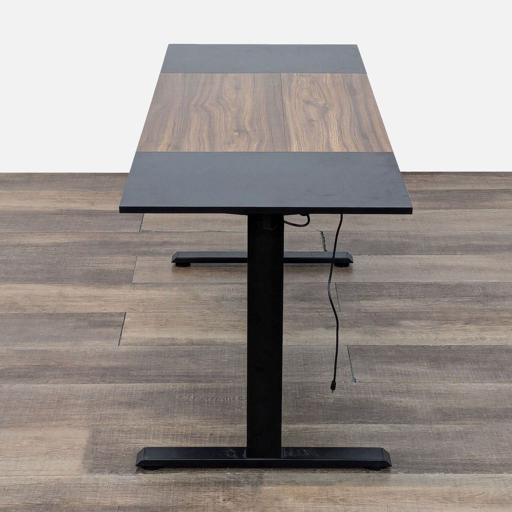 FEZIBO Height Adjustable Electric Standing Desk with Holder Tray