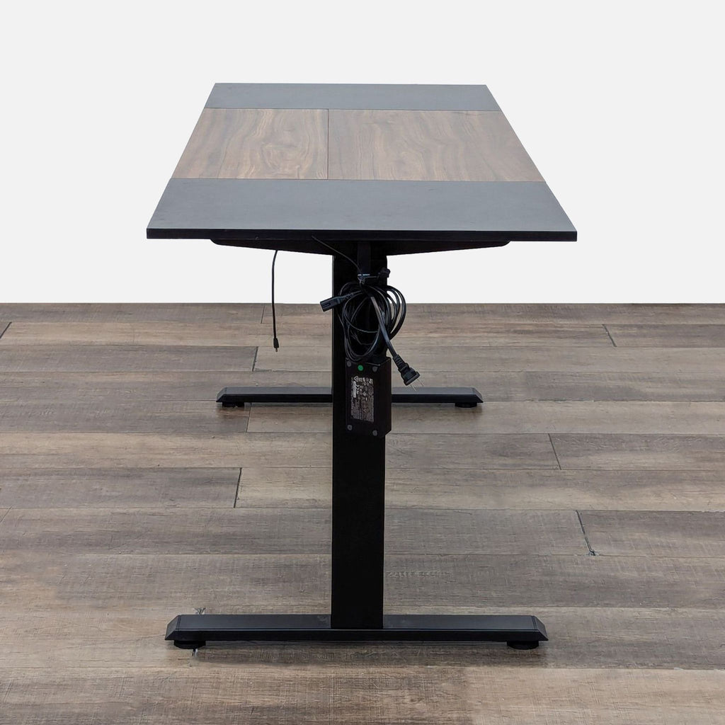 FEZIBO Height Adjustable Electric Standing Desk with Holder Tray