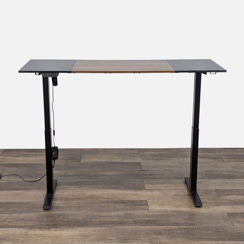 FEZIBO Height Adjustable Electric Standing Desk with Holder Tray