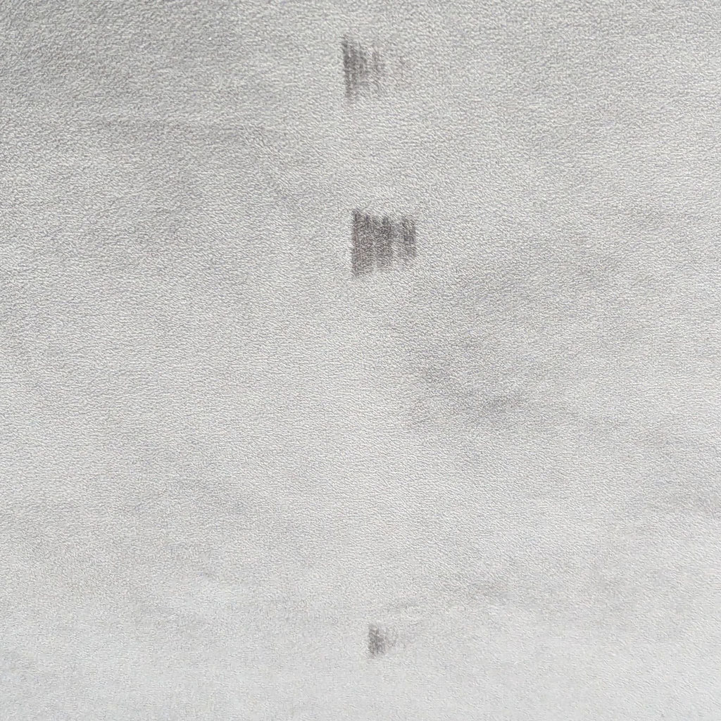 Modern Gray Suede 3-Seat Sofa with Sleek Metal Legs