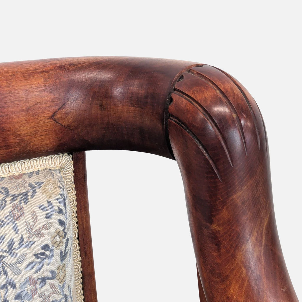 Antique Empire Style Accent Chair