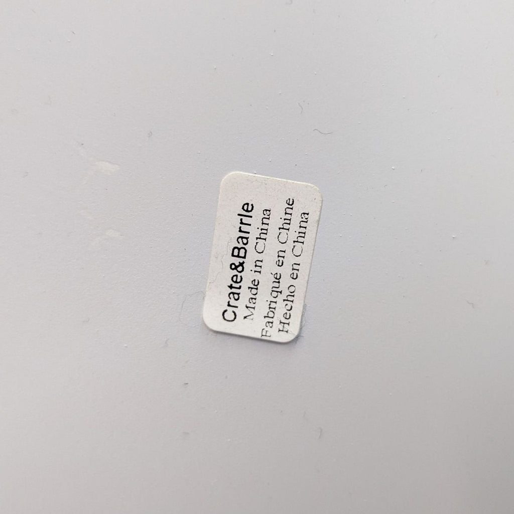 Crate & Barrel Marble Top Console Table