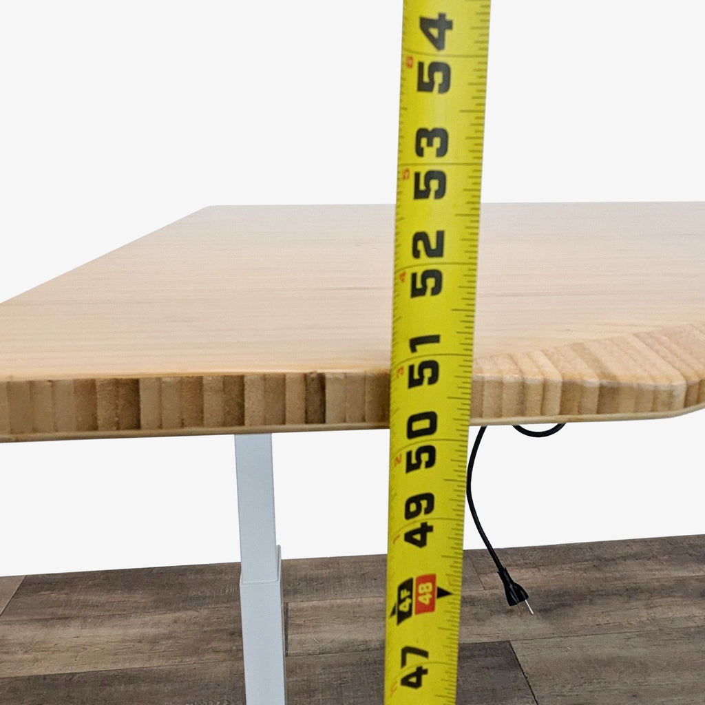 Ergonomic Adjustable Standing Bamboo Desk