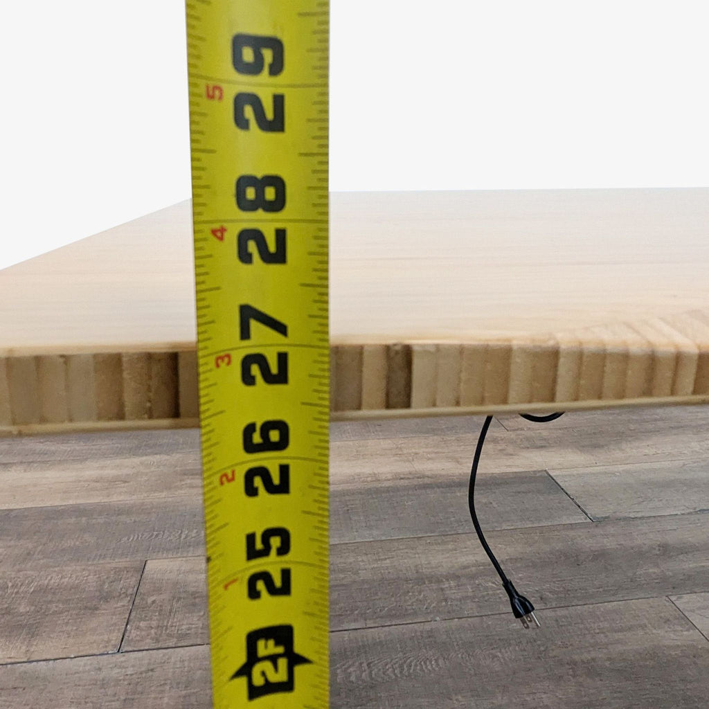 Ergonomic Adjustable Standing Bamboo Desk