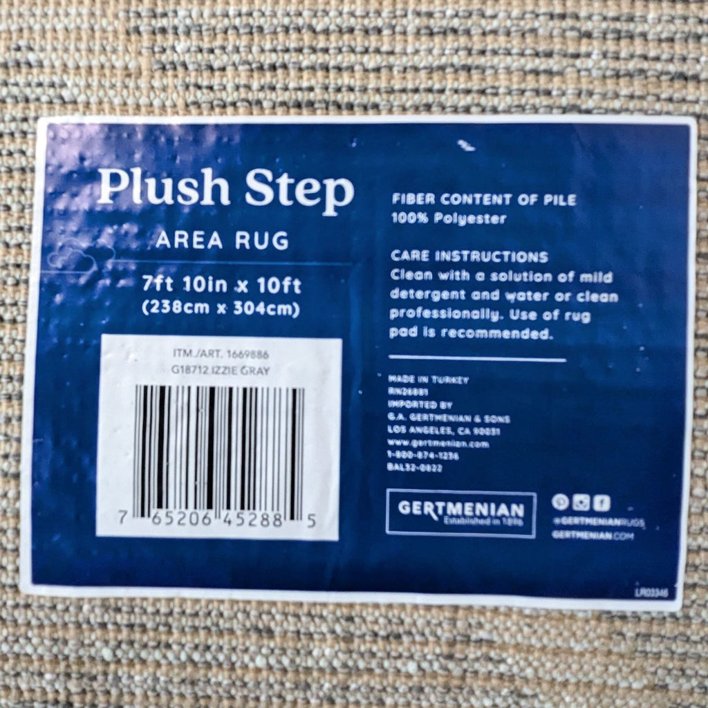 Plush Step Izzie 7’10”x10’ Area Rug
