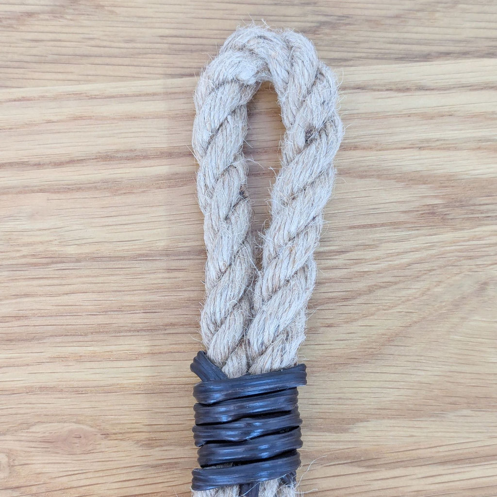 Heritage Home Wood Mirror with Rope Hanger