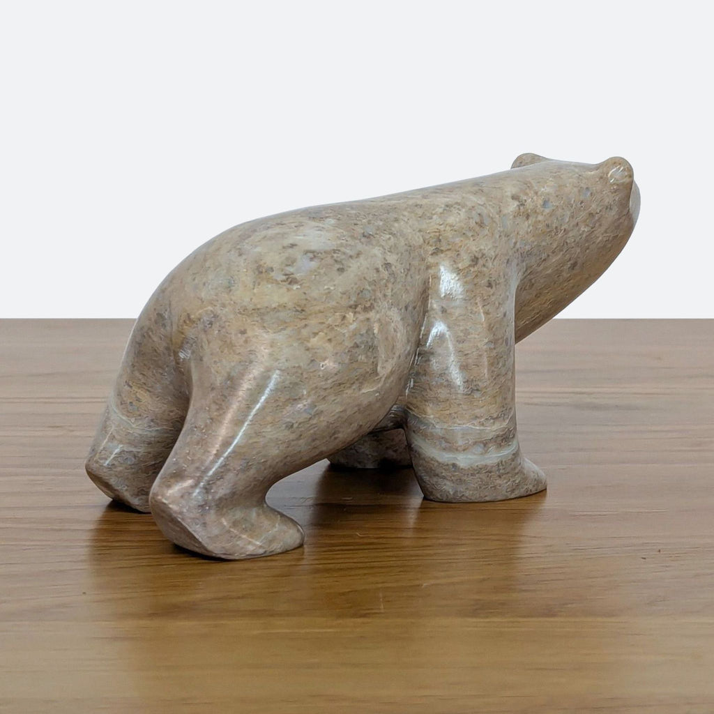 Walking Bear Soapstone Sculpture