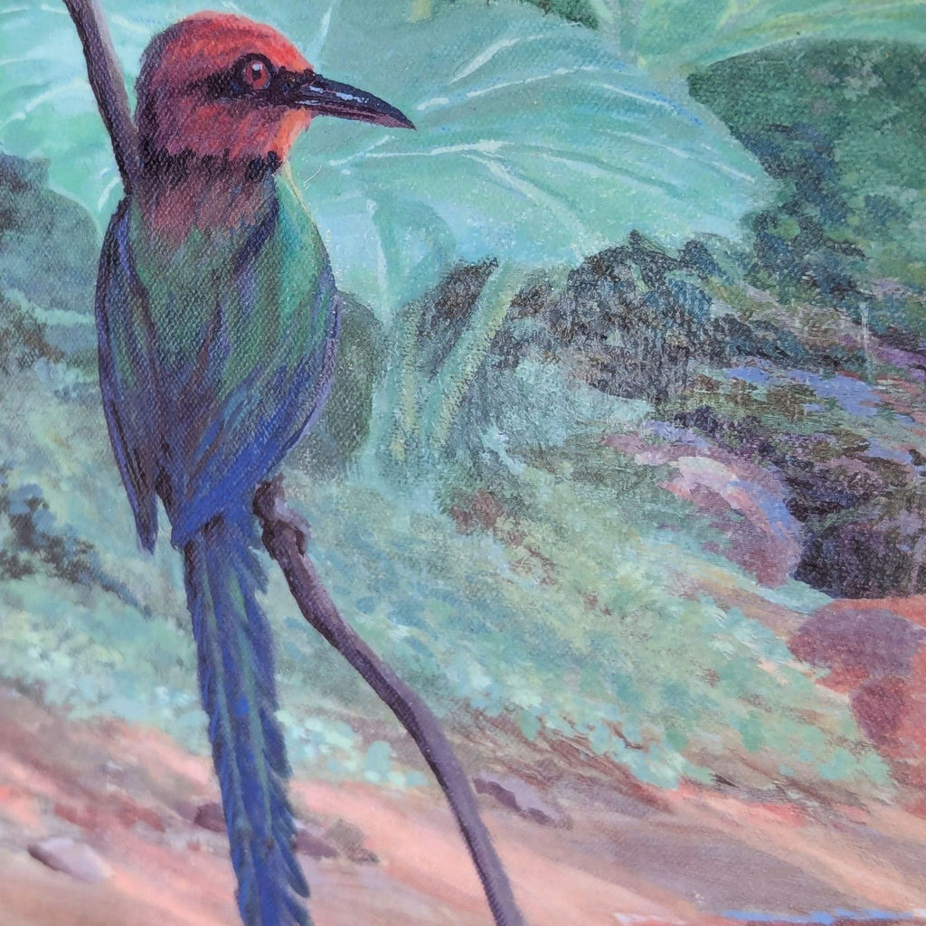 Original Framed Tropical Painting by Paul Mosby
