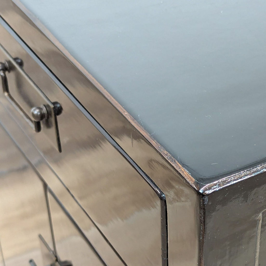 Lacquered Chinese Nightstand