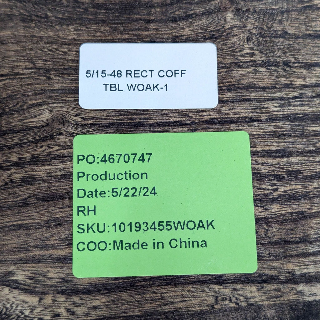 Restoration Hardware Sawhorse Coffee Table