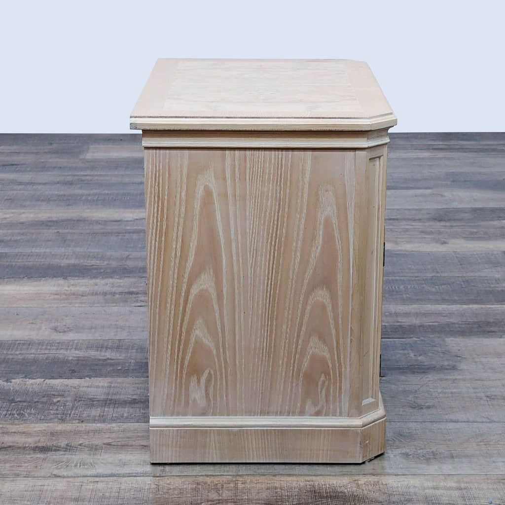 Vintage Drexel Heritage Corinthian Burlwood Nightstand