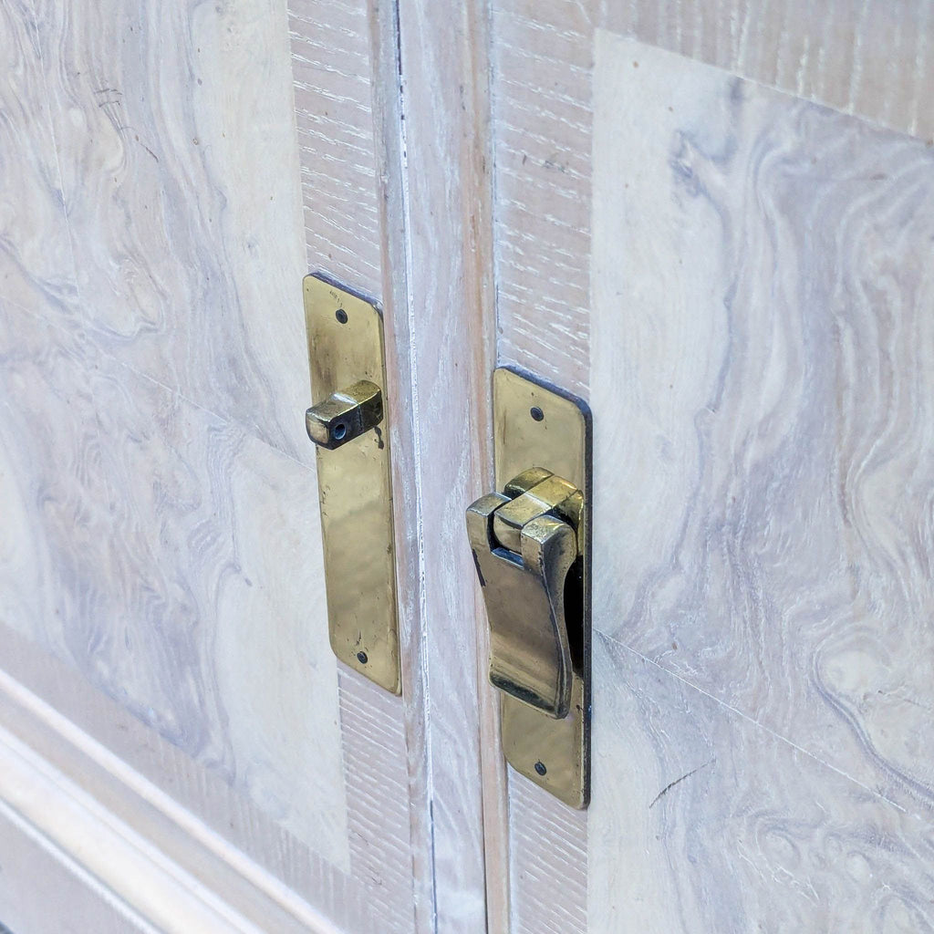 Vintage Drexel Heritage Corinthian Burlwood Nightstand