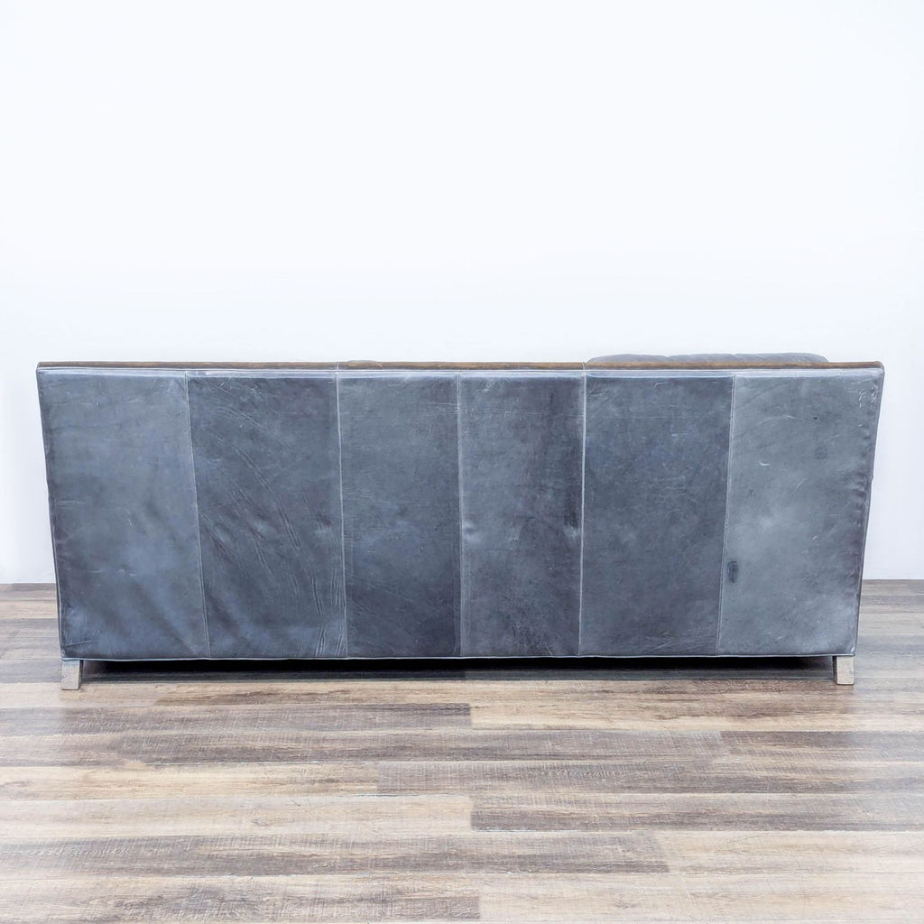 Menlo Park Rustic Leather 3-Seat Sofa