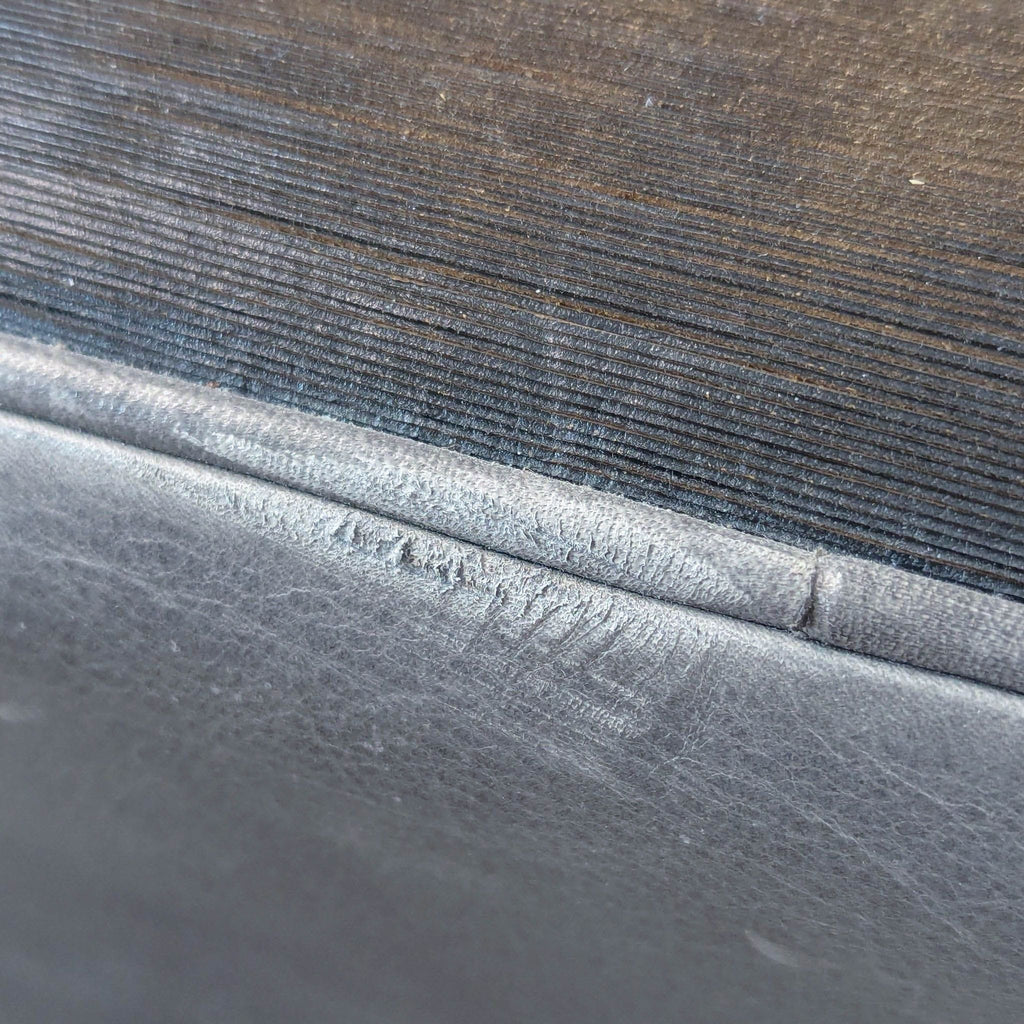 Menlo Park Rustic Leather 3-Seat Sofa