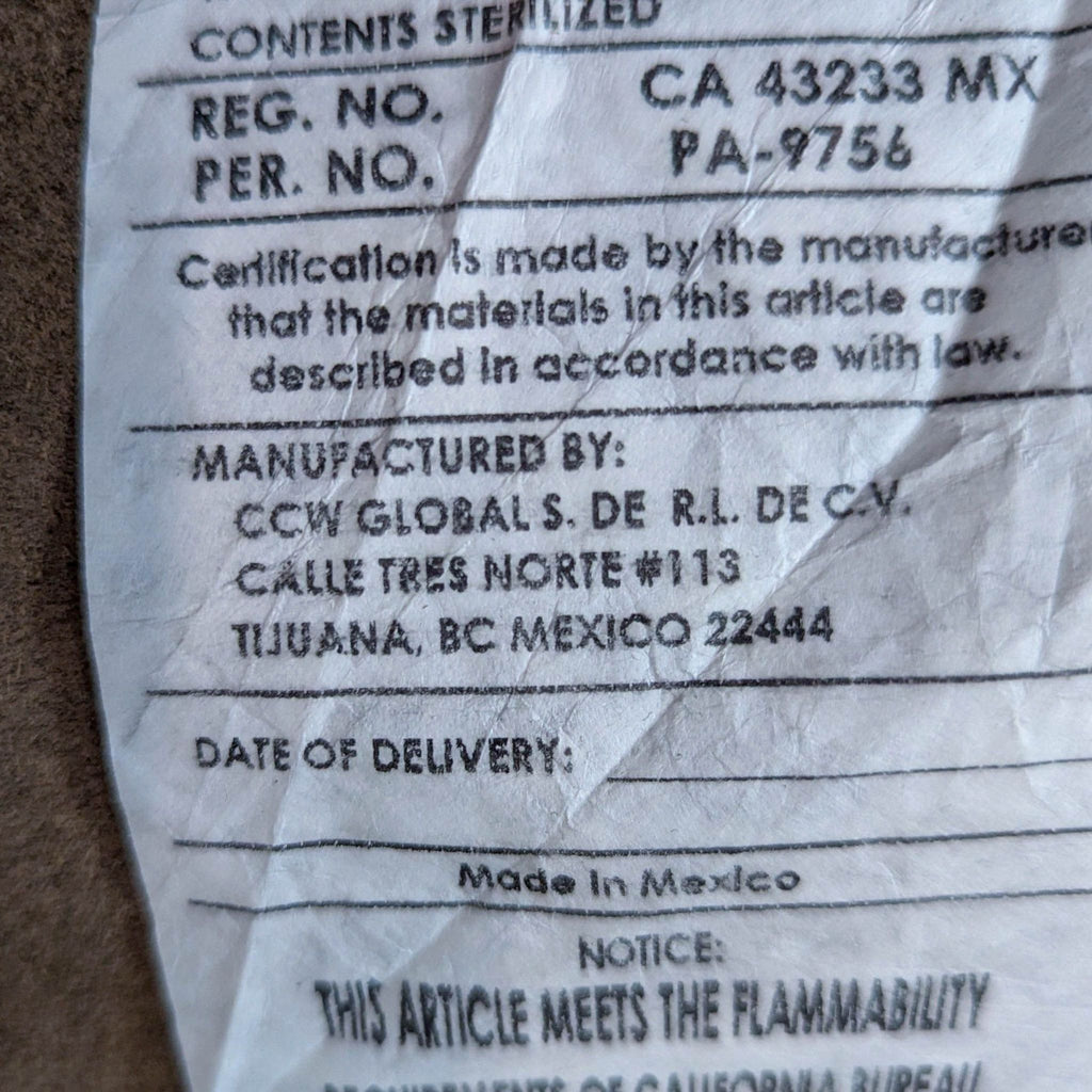 Menlo Park Rustic Leather 3-Seat Sofa