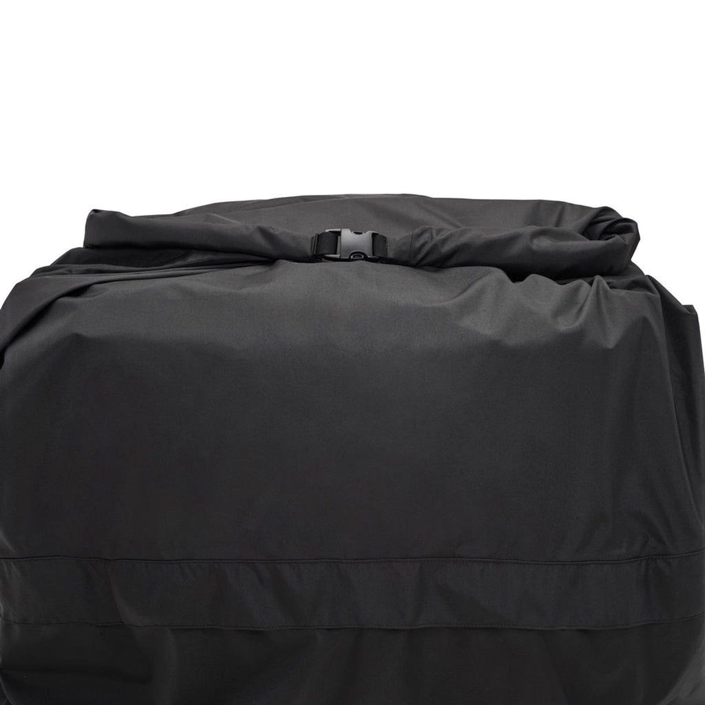 Fatboy bean bag in dark fabric with visible red brand tag.