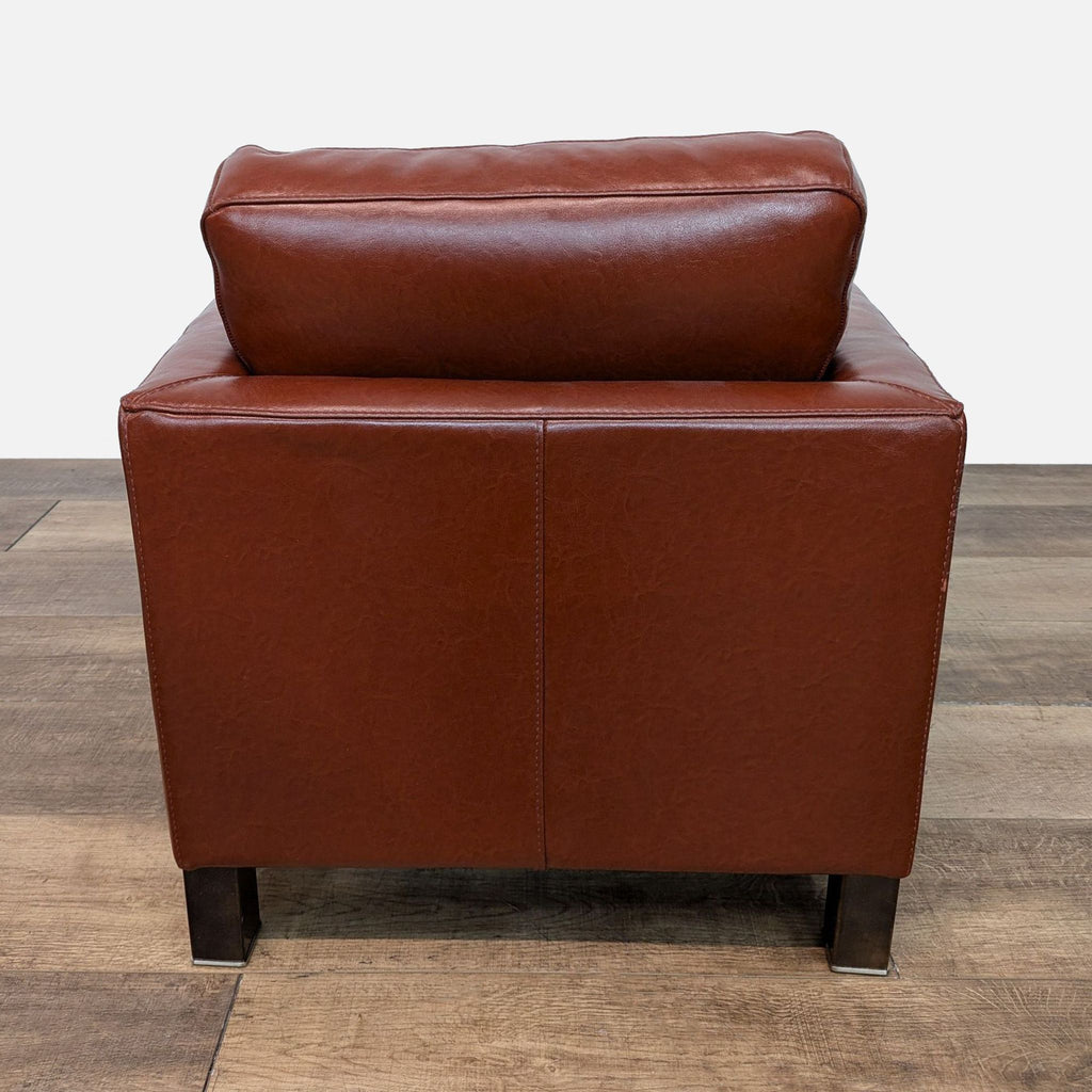 Natuzzi Modern Leather Club Chair