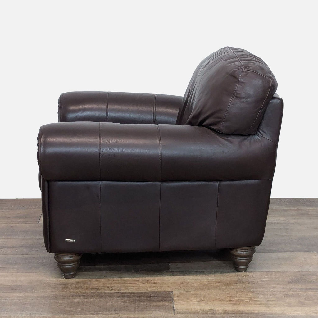 Natuzzi Classic Leather Lounge Chair