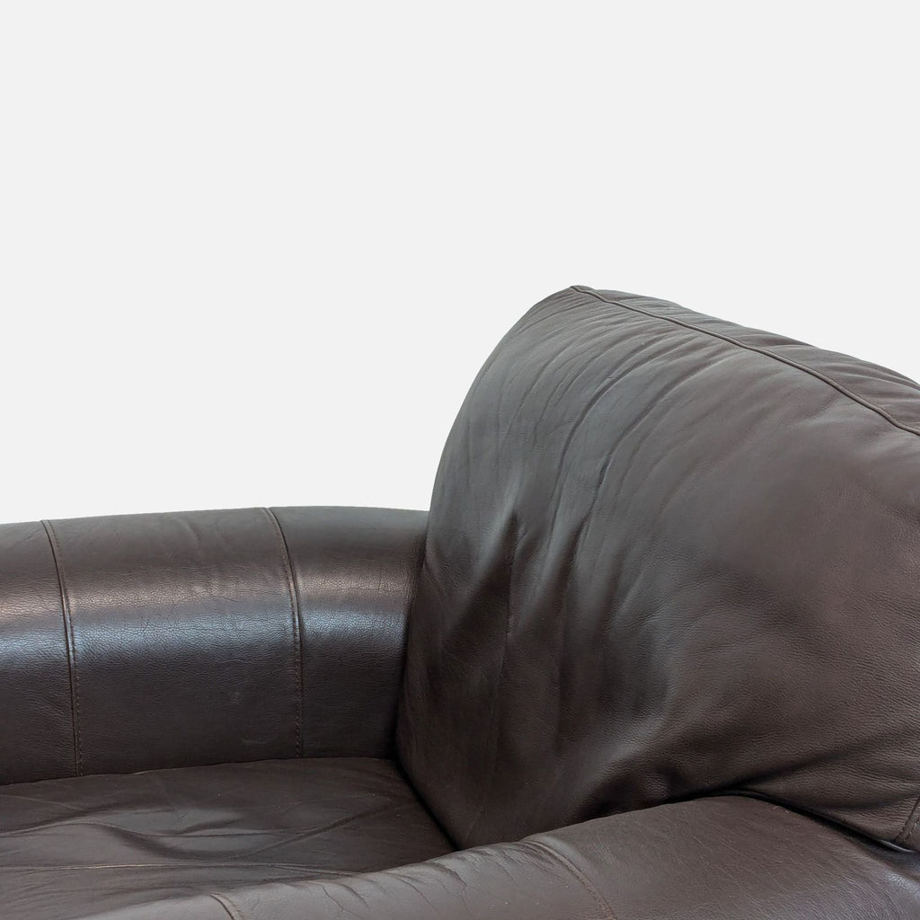 Natuzzi Classic Leather Lounge Chair