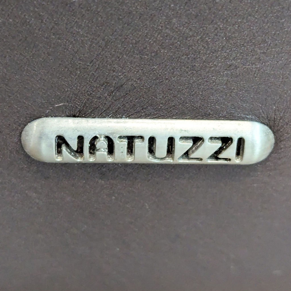 Natuzzi Classic Leather Lounge Chair