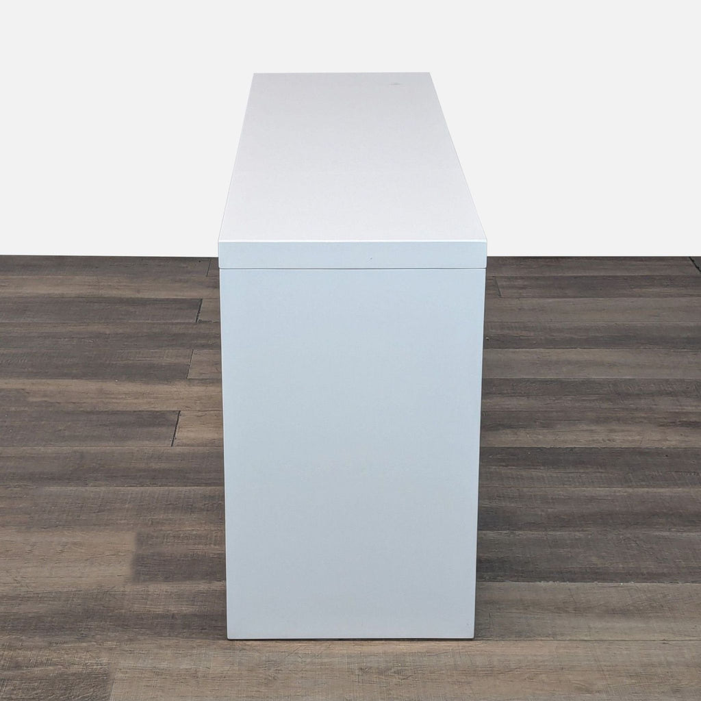 Pemberly Row Contemporary High Gloss Lacquer Wood Buffet in White