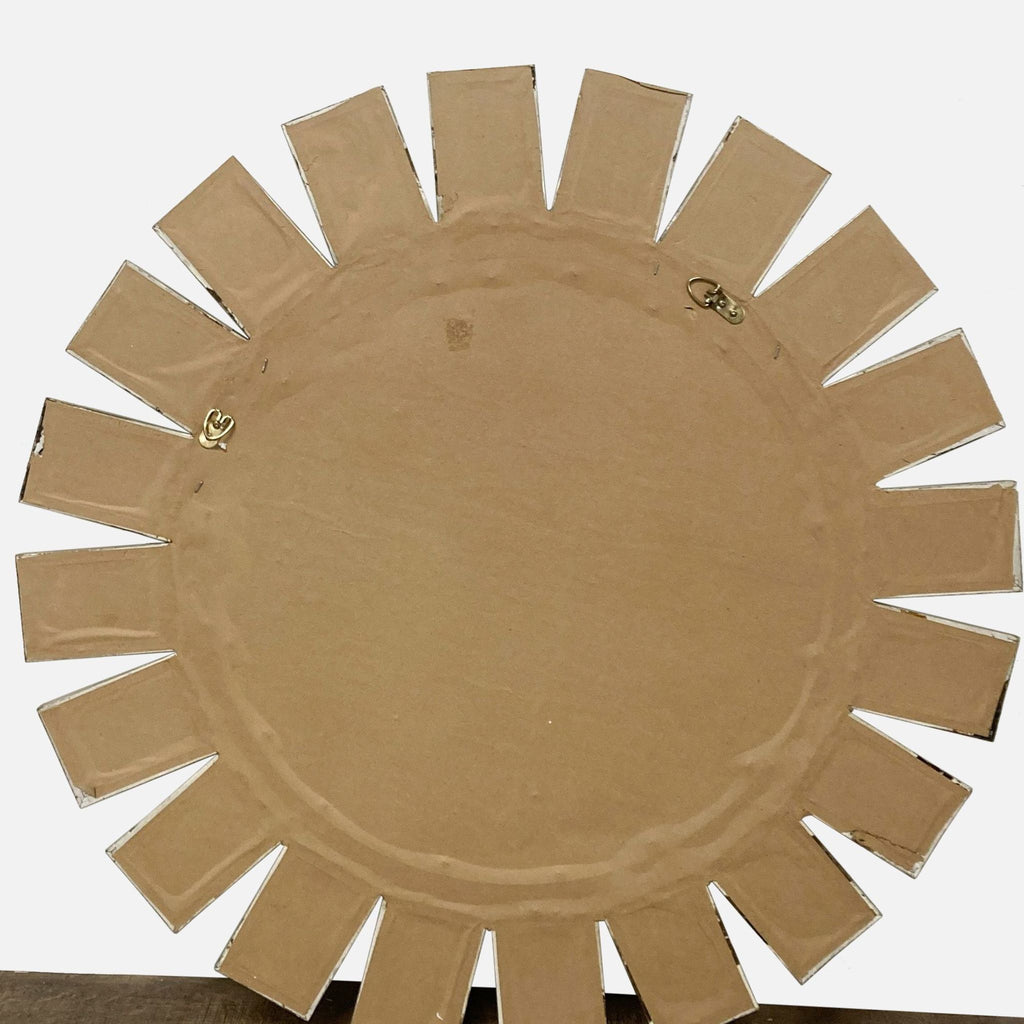 Starburst Shape Round Beveled Mirror