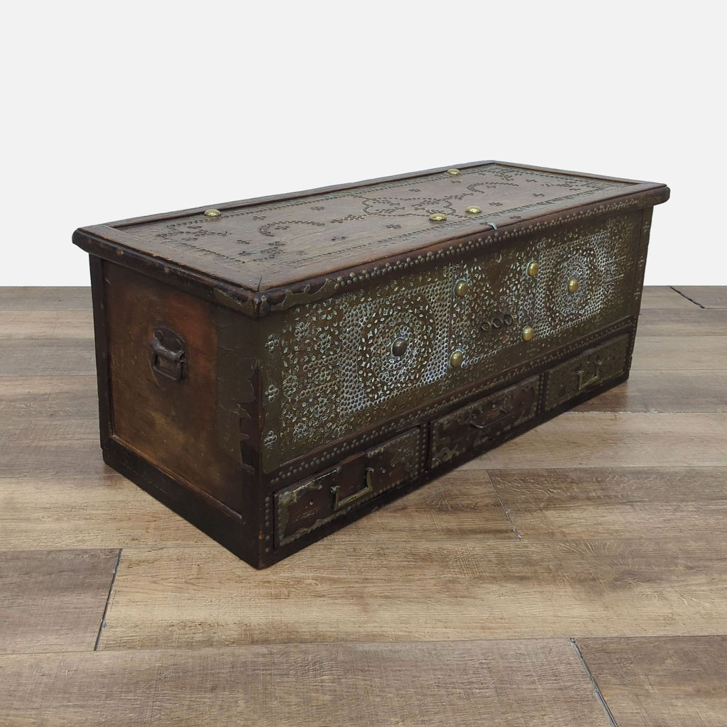 Antique Zanzibar Trunk