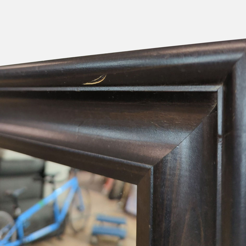 Wood Floor Mirror