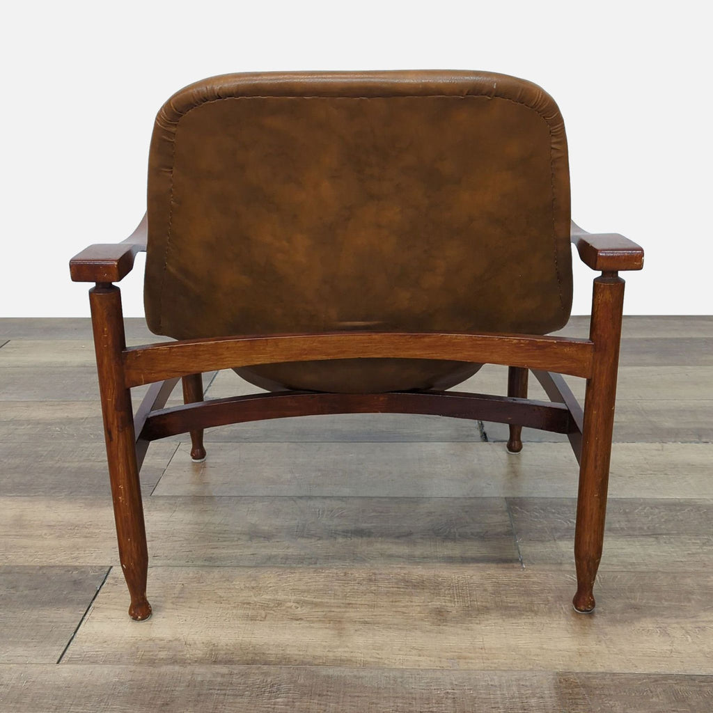 Busnelli Vintage Mid-Century Italian Leather Armchair