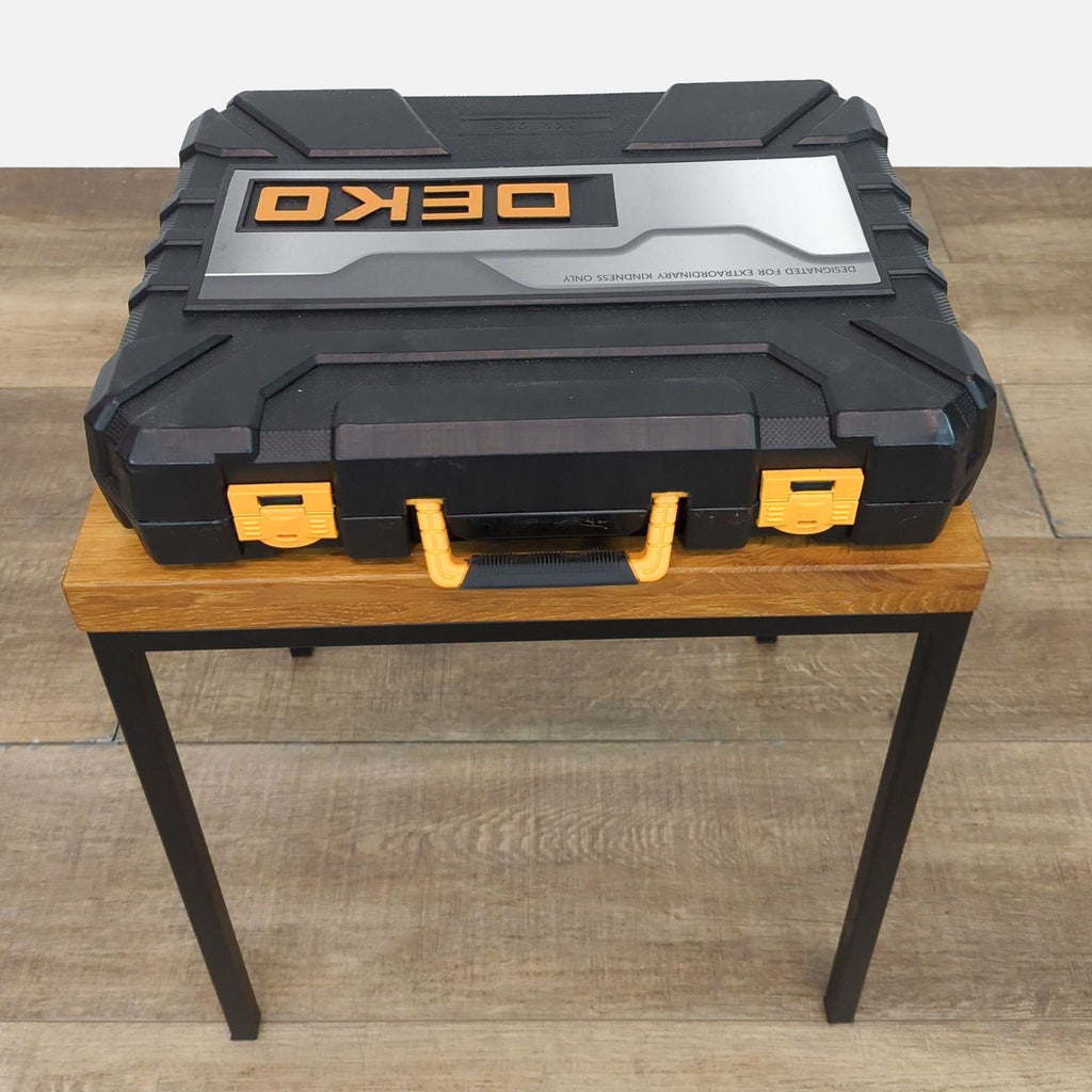 DEKO 168-Piece Tool Set for Home and Workshop