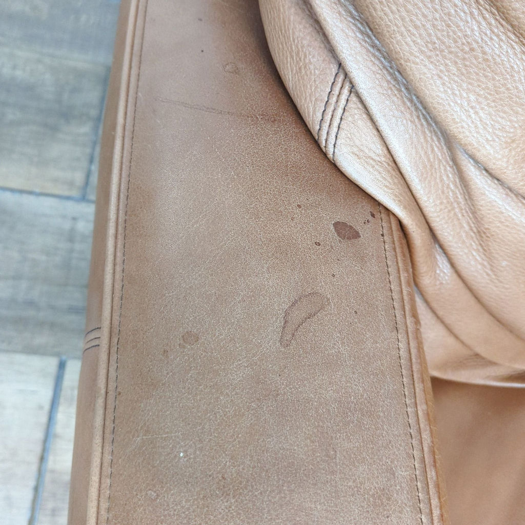 Transitional Leather Recliner