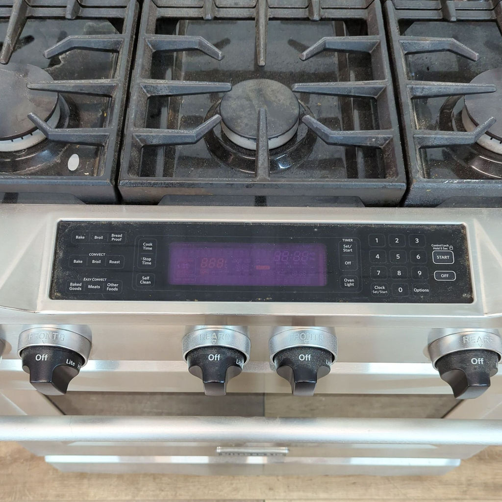 KitchenAid Stainless Steel Gas Range with Spacious Oven
