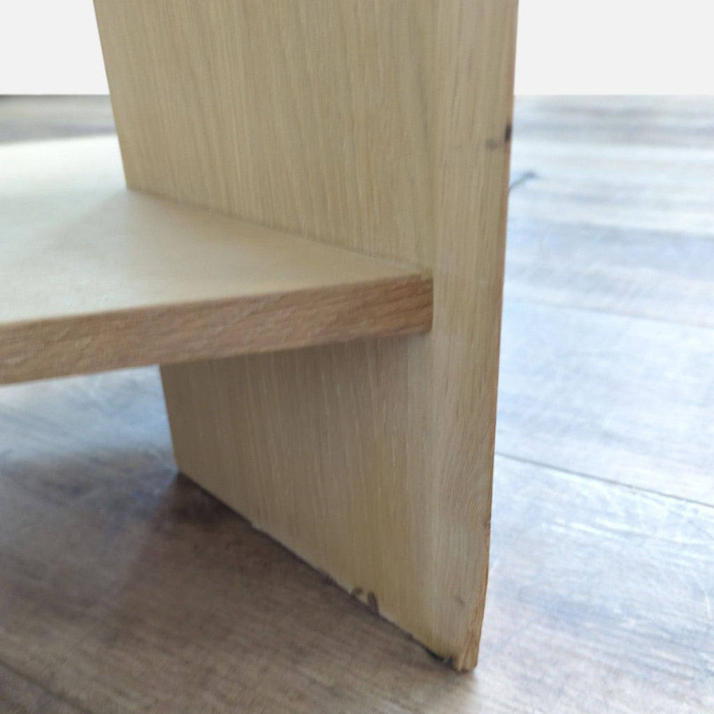 Crate & Barrel Terrazza Natural Oak 5-Shelf Storage Bookshelf