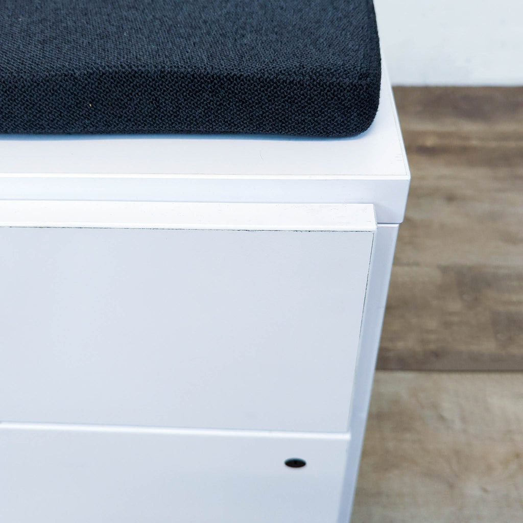 Knoll White Filing Cabinet - 36" Wide