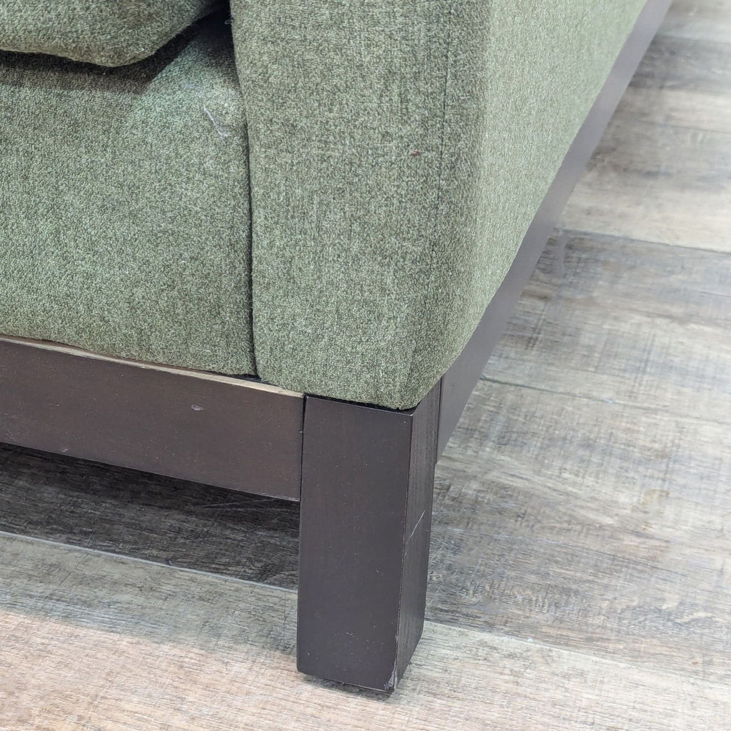 Joybird Arwen Olive Green Modern Corner Sectional