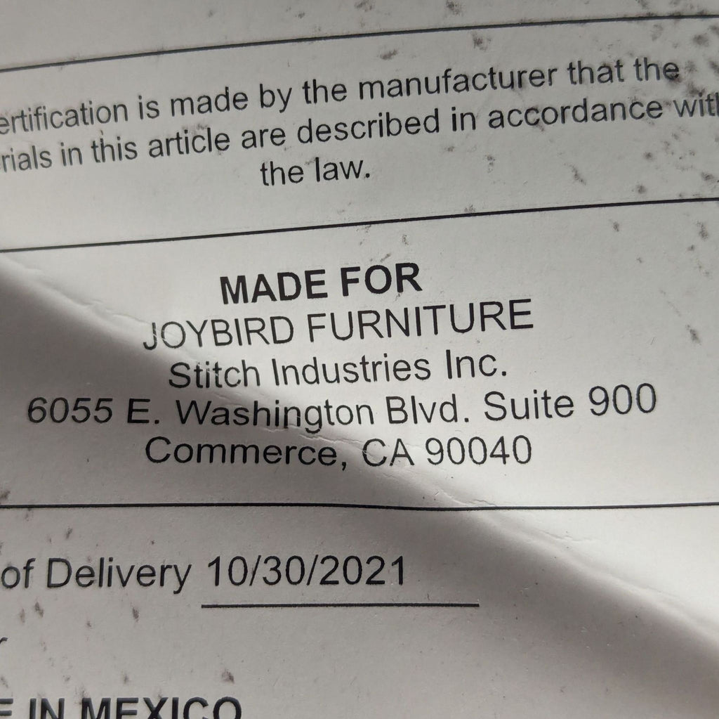 Joybird Arwen Olive Green Modern Corner Sectional